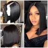 Brazilian short bob lace closure wig remy straight human hair wigs lace bob wig. 1