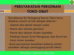 Penjelasan lengkap seputar contoh surat permohonan. Tata Cara Perizinan Apotek Toko Obat Ppt Download