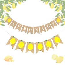 The first to offer lemonade party package to all various occasions pink lemon parties make your occassion something refreshing and nutritious that your guest. Amazon Com Laventy Set Of 2 Lemonade Party Decor Lemonade Banner Lemonade Stand Decoration Summer Lemonade Sign Lemon Decor Lemonade Party Supplies