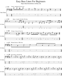 Bass Guitar Tabs For Beginners Bass Guitar Tabs Guitar Tabs Songs Guitar Tabs
