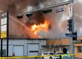 Lévis Fire Scene