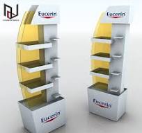 Floor cosmetic display rack wholesale display stand - SQ DISPLAY