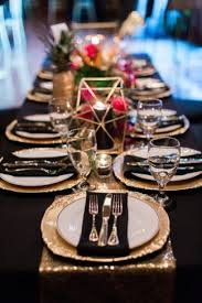 Black And Gold Wedding Decor Gorgeously Glam Gold Black Tropical Wedding Black Gold Wedding Tropical Wedding Theme Tropical Wedding