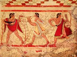 Maybe you would like to learn more about one of these? Unbekannt Etruscan Musicians Copy 5th Century Bc Fresco Tomb Art Print