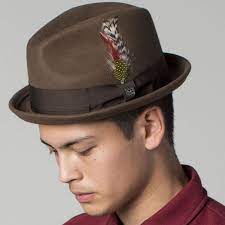 Gain Wool Felt Fedora Hat Mens Hats Vintage Mens Hats Fashion Mens Felt Hat