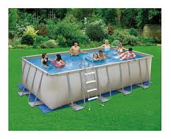 Piscine Tubulaire Fun Hors Sol Rectangulaire 5 48 X 2 74 X 1 32 M Plg 800 0001