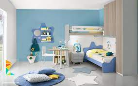 غرف نوم اطفال باللون الأزرق بدهانات مميزة camerette set da bagno camera da letto bambini