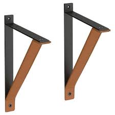 Liberty 8 28 In Tan And Black Decorative Shelf Bracket 2 Pack S42708c 532 U The Home Depot Decorative Shelf Brackets Shelf Brackets Shelf Decor