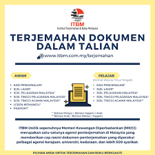 Itbm Promosi Terjemahan Dokumen Dalam Talian