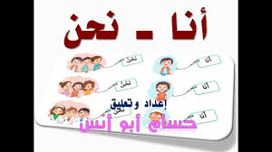 4 ضمائر المتكلم أنا نحن أولى ابتدائي الترم الثاني Youtube