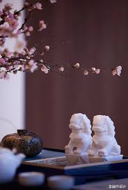 负一层家庭厅 书画区局部 chinese decor elegant interior design chinese arts and crafts
