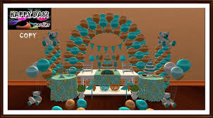 Second Life Marketplace Kit Pajama Bear Boy Theme Parties Birthday Baby Shower