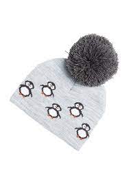 Tesco Direct F F Penguin Bobble Hat Bobble Hats Hats Bobble