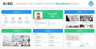 The first page should feature your personal summary and contact info at the top. Aveo Personal Resume Theme By Lmpixels Themeforest