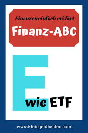 Etf Exchange Trade Funds Finanzabc Kleingeldhelden Finanzen Finanztipps Tipps Zum Geld Sparen