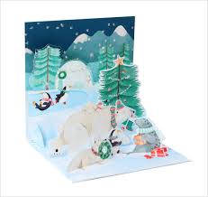 Christmas pop up card videohive template free after. 25 Beautiful Handmade Pop Up 3d Cut Out Christmas Greeting Cards Of 2019 Designbolts
