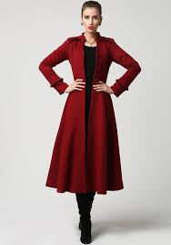 Long Winter Coat Red Coat Maxi Coat Wool Coat Dress Coat Etsy Winter Dress Outfits Womens Dress Coats Coats For Women