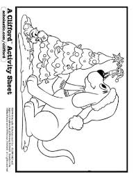 By best coloring pagesseptember 12th 2016. Color Clifford S Christmas Tree Worksheets Printables Scholastic Parents