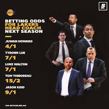 #michiganwolverines #ncaabasketball #b1gmediaday subscribe to big ten network. Thescore Odds For Lakers Next Coach For The 2019 2020 Season Thoughts Surprises Lakers