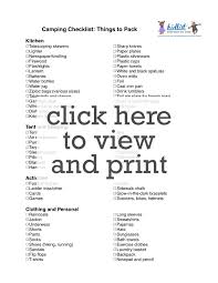 Find deals on products in sporting goods on amazon. Camping With Kids And Printable Camping Checklist For Packing