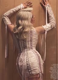 Billie eilish debuted her blond hair on instagram (left) and posed in lingerie for british vogue.instagram; Billie Eilish S Corsetry News Pinup Images In British Vogue Anne Of Carversville