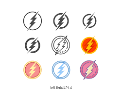 Free Flat The Flash Sign Icon Of Windows 10 Available For Download In Png Svg And As A Font The Flash Flash Icon