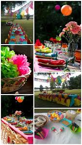Birthday Party In Spanish Fiesta Teacups And Trucks Fiesta Theme Party Mexican Party Theme Mexican Fiesta Party