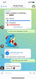 Telegram Logos and App Screenshots