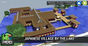 Minecraft modern house blueprints layer by layer. Mcproapp Ø¹Ù„Ù‰ ØªÙˆÙŠØªØ± 1298 Large Japanese Village For Your Minecraft Lakeside World Is Now Available In Mcproapp Collection Of Blueprints Over 1300 Free Builds And Maps For Your Mc World Get