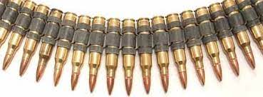 M60 Bullet Belt Full Brass W X Link Belt Unisex Accessories Punk