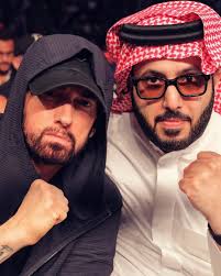 Eminem & Chairman of the General Entertainment Authority, Turki Alalshikh.