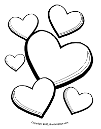 Download this adorable dog printable to delight your child. Printable Heart Pictures Coloring Home