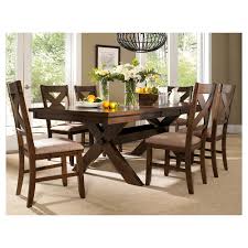Nadine 7 piece dining set. 7pc Jackson Extendable Dining Table Set Dark Hazelnut Powell Company From Target Accuweather Shop