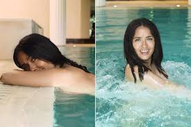 Salma Hayek Pinault Celebrates Instagram Milestone with Bikini Video