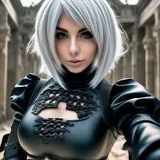 Busty Octokuro model does a photo … — image created in Shedevrum
