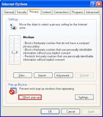 As with all browsers, sometimes website complain that a pop has been blocked. How To Disable Internet Explorer 6 Popup Blocker