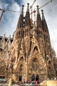 Web oficial de la sagrada família. The Famous Unfinished Sagrada Familia Cathedral Designed By Gaudi Stock Photo Picture And Royalty Free Image Image 46708873