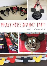 Mickey Mouse Birthday Party Ideas For 2 Year Old Boy Mickey Mouse Party For A 2 Year Old A Mix Of Store Bought Diy Projects For An Easy Mickey Mouse Birthday Party Mickey Mouse Birthday Mickey Mouse Parties