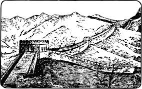 Discover all our printable coloring pages for adults, to print or download for free ! Trend Great Wall Of China Coloring Page Best Coloring Great Wall Of China Black And White Transparent Cartoon Jing Fm