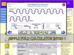 ripplefold drapery calculator