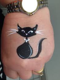 Simple Black Cat Face Paint Design Amazing Face By Amanda Nelson Orlando Fl Schminken Ontwerpen Kat Schmink Schminken