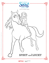 This fun netflix show aired for 8 seasons, plus 2 collections of 'pony tales' and a christmas movie. Spirit Riding Free Mother Daughter Movie Night Cotton Candy Popcorn Recipe Free Coloring Pages Cartoon Coloring Pages Free Coloring Sheets