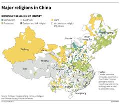 Map Showing Religions In China Business Insider