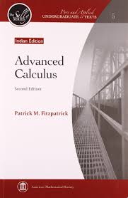 Email about the coursewelcome to advanced calculus! Advanced Calculus Amazon De Patrick M Fitzpatrick Bucher