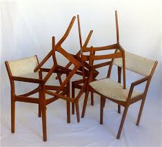 6 Teak Midcentury Modern D Scan Dining Chairs Chair Dining Chairs Cool Chairs