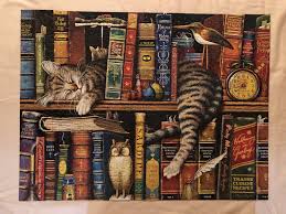 This folksy 1,000 piece puzzle is an extraordinary example of the incredible detail and artistry of famed master painter, charles wysocki. The Cats Of Charles Wysocki Frederick The Literate 1000 Piece Buffalo Jigsawpuzzles