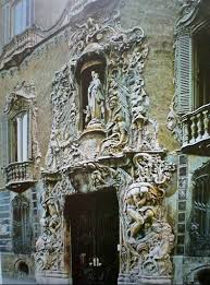 Ignacio Vergara Dessin D Hipolito Rovira Brocandel Facade Du Palais Du Marquis De Dos Aguas A Valence 1740 1744 Chateau