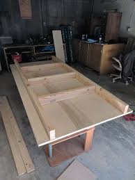 I had one of the nice home depot associates cut the top and bottom of the desk for me. How To Build It Custom Gaming Table Idiot Tantrum