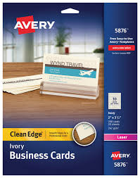 ©2021 san diego printing • 9240 mira este court • san diego, ca 92126 • 858. Avery Business Cards For Laser Printers Double Sided 2 X 3 1 2 Inches Ivory Pack Of 200