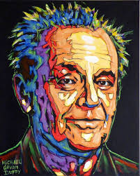 Jack Nicholson Painting by Michael Gavan Duffy